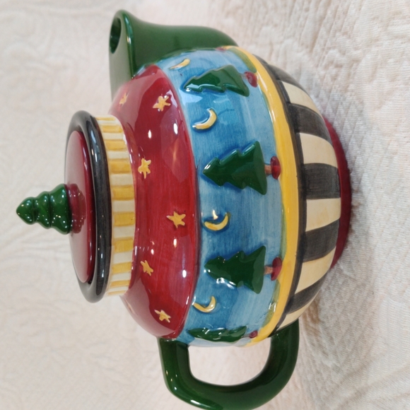 Sakura Debbie Mumm Hand-painted Teapot - Picture 3 of 11